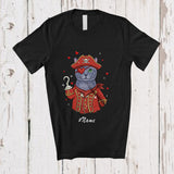 MacnyStore - Personalized Custom Name Pirate Russian Blue Cat Valentine; Amazing Hearts Kitten Owner Lover T-Shirt