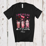 MacnyStore - Personalized Custom Name I Love My Class A Latte; Amazing Valentine's Day Coffee Hearts Teachers T-Shirt