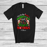 MacnyStore - Personalized Custom Name On The Santa's Naughty List; Joyful Christmas Couple Guinea Pig Family T-Shirt