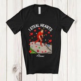 MacnyStore - Personalized Custom Name I Steal Hearts; Amazing Valentine Bocce Ball Player Team; Single Lover T-Shirt