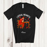 MacnyStore - Personalized Custom Name I Steal Hearts; Amazing Valentine Chess Player Team; Single Lover T-Shirt