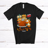 MacnyStore - Personalized Custom Name Big Back Energy; Amazing Thanksgiving Dinner Turkey Pumpkin Pie T-Shirt