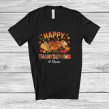 MacnyStore - Personalized Custom Name Happy Thanksgiving; Adorable Fall Taco; Family Friends Group T-Shirt