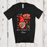 MacnyStore - Personalized Custom Name Accept Understand Love; Lovely Valentine Autism Hearts Gnome T-Shirt