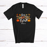 MacnyStore - Personalized Custom Name One Thankful Nurse; Proud Thanksgiving Jobs Turkey T-Shirt