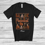 MacnyStore - Personalized Custom Name Black Pharmacist Magic; Amazing Black History Month Africa Jobs T-Shirt