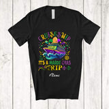 MacnyStore - Personalized Custom Name Cruise Ship It's A Mardi Gras Trip; Joyful Beads Parade Group T-Shirt