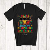 MacnyStore - Personalized Custom Name We Are Black History; Joyful African Men Boys; Afro Family T-Shirt
