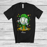 MacnyStore - Personalized Custom Name Baseball Dripped; Amazing St. Patrick's Day Shamrock; Sport Player T-Shirt