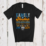 MacnyStore - Personalized Custom Name Family Hanukkah; Joyful Chanukah Friend Family Party Group T-Shirt