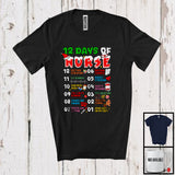 MacnyStore - 12 Days Of Nurse; Cheerful Christmas Santa Schedules; Gingerbread Baking Baker Group T-Shirt