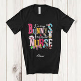 MacnyStore - Personalized Custom Name Every Bunny's Favorite Nurse; Lovely Easter Leopard Bunnies Eggs T-Shirt