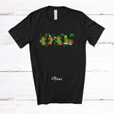 MacnyStore - Personalized Custom Name Dachshund Collection; Amazing St. Patrick's Day Irish Lucky Shamrock T-Shirt
