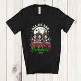 MacnyStore - Personalized Custom Name All Of The Opossum Reindeer; Amazing Christmas Moon Plaid Animal T-Shirt
