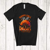 MacnyStore - Happy Fall Y'all Optometrist; Proud Thanksgiving Autumn Tree Pumpkin Optometrist; Jobs Group T-Shirt