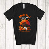 MacnyStore - Happy Fall Y'all Dental Assistant; Proud Thanksgiving Autumn Tree Pumpkin; Jobs Group T-Shirt