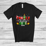 MacnyStore - Personalized Custom Name Family Christmas 2026; Awesome X-mas Lights Tree Snowing; Family T-Shirt