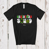 MacnyStore - Personalized Custom Name Christmas Squad; Adorable X-mas Ornaments; Family Pajamas Group T-Shirt