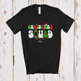 MacnyStore - Personalized Custom Name Christmas Squad; Adorable X-mas Tree Lover; Family Pajamas Group T-Shirt