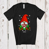 MacnyStore - Personalized Custom Name The Stepdad Gnome; Amazing Christmas Gnome Gnomies; Family Group T-Shirt
