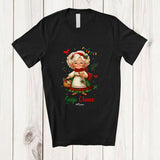 MacnyStore - Personalized Custom Name Gigi Claus; Amazing Christmas Old Woman; Pajamas Family Group T-Shirt