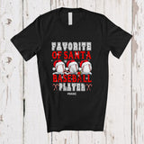 MacnyStore - Personalized Custom Name Favorite Baseball Player Of Santa; Amazing Christmas Snow Sport T-Shirt