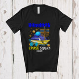 MacnyStore - Personalized Custom Name Hanukkah Cruise Squad; Joyful Menorah Cruise Ship Vacation Trip T-Shirt