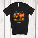 MacnyStore - Personalized Custom Name Fall Vibes & That Social Worker; Proud Thanksgiving Autumn Jobs T-Shirt