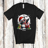 MacnyStore - Personalized Custom Name Dabbing Santa Panda; Awesome Christmas Moon; Zoo Keeper T-Shirt
