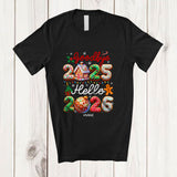 MacnyStore - Personalized Custom Name Goodbye 2025 Hello 2026; Amusing Christmas Cookies; Baking Baker T-Shirt