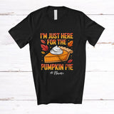 MacnyStore - Personalized Custom Name Here For The Pumpkin Pie; Humorous Thanksgiving Fall Family T-Shirt