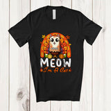 MacnyStore - Personalized Custom Name Meow I'm A Cat; Humorous Thanksgiving Turkey Fake Cat; Rainbow T-Shirt