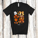 MacnyStore - Personalized Custom Name Fall Lunch Lady Chef Collection; Proud Thanksgiving Coquettes T-Shirt