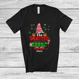 MacnyStore - Personalized Custom Name The Dentist Gnome; Lovely Christmas Gnome Snow; Family Group T-Shirt