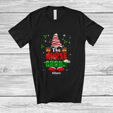 MacnyStore - Personalized Custom Name The Nurse Gnome; Lovely Christmas Gnome Snow; Family Group T-Shirt