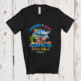MacnyStore - Personalized Custom Name Husband & Wife; Joyful Summer Vacation Cruise Couple Family T-Shirt