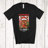 MacnyStore - Personalized Custom Name Overbaked; Adorable Christmas Santa Reindeer Cookie; Baker Baking T-Shirt