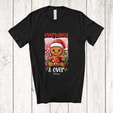 MacnyStore - Personalized Custom Name Overbaked; Adorable Christmas Santa Cookie Gingerbread; Baker Baking T-Shirt
