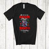 MacnyStore - Personalized Custom Name Nice To Drum Player; Amusing Christmas Santa Musical Instruments T-Shirt