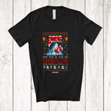 MacnyStore - Personalized Custom Name 2026 Christmas; Awesome X-mas Sweater Shark Eating Santa; Sea Animal T-Shirt