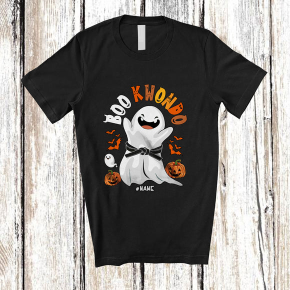 MacnyStore - Personalized Custom Name Boo Kwondo; Joyful Halloween Ghost Boo Taekwondo; Family T-Shirt
