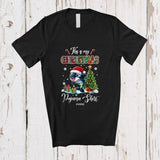 MacnyStore - Personalized Custom Name My Christmas Pajama Shirt; Fantastic X-mas Tree Santa Orca T-Shirt
