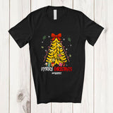MacnyStore - Personalized Custom Name Merry Christmas; Humorous X-mas Tree Banana; Farming Fruit Vegan T-Shirt