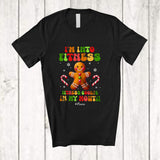 MacnyStore - Personalized Custom Name I'm Into Fitness Cookie; Humorous Christmas Baking Gingerbread T-Shirt