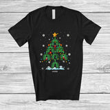 MacnyStore - Personalized Santa Lungs Christmas Tree; Amazing X-mas Custom Name Respiratory Therapy T-Shirt