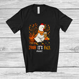 MacnyStore - Personalized Custom Name Bruh It's Fall; Amazing Thanksgiving Tree Chicken Drink Coffee Pumpkin T-Shirt