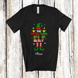 MacnyStore - Personalized Custom Name The Softball Player Elf; Awesome Christmas Sport Playing Team T-Shirt