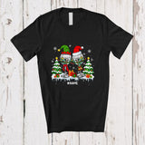 MacnyStore - Personalized Custom Name Two Santa Elf Gin Glasses; Amazing Christmas Drinking Drunker T-Shirt
