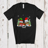 MacnyStore - Personalized Custom Name Two Santa Elf Rum Glasses; Amazing Christmas Drinking Drunker T-Shirt