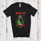 MacnyStore - Personalized Custom Name Official Tree Climber; Lovely Christmas Black Cat Damage; Family T-Shirt